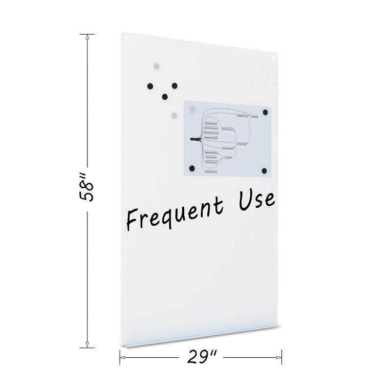 MasterVision Magnetic Dry Erase Tile Board, 38 1/2 x 58, White S 603750378841