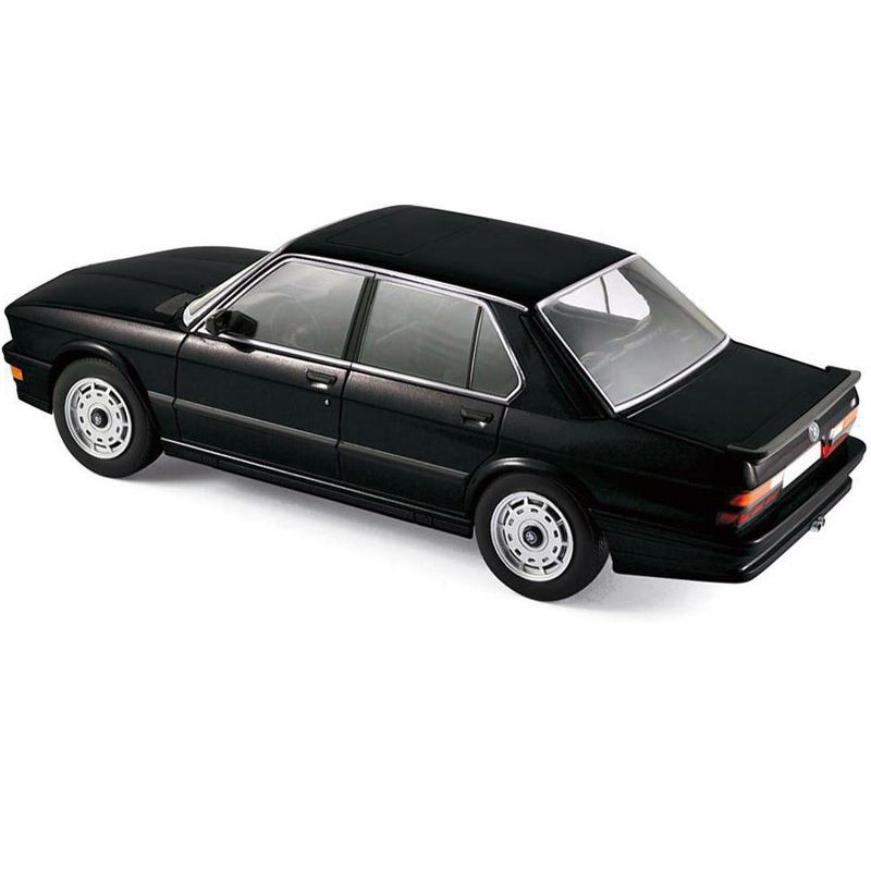 1986 BMW M535i Black Metallic 1/18 Diecast Model Car by Norev