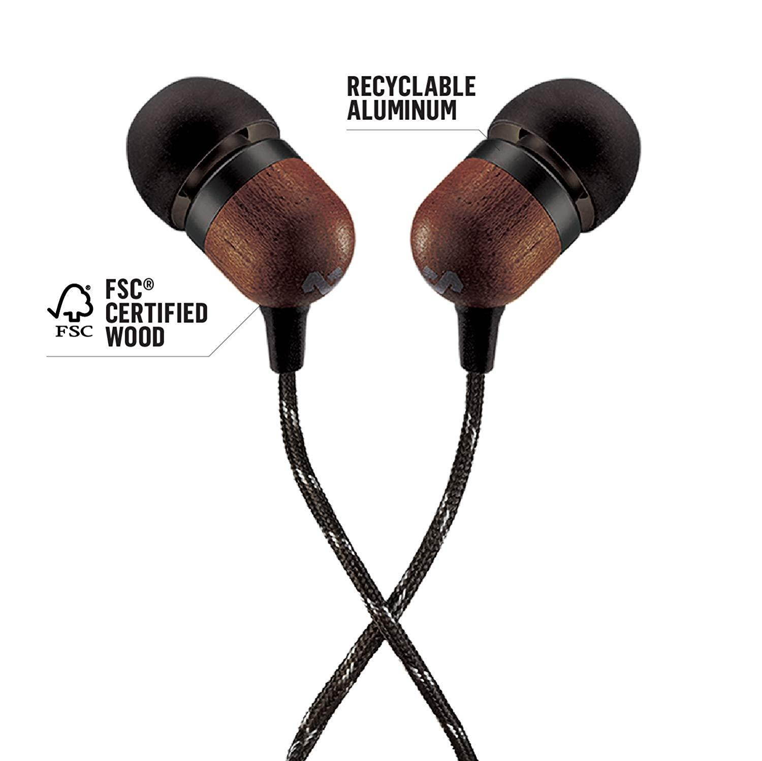 House of Marley House of marley emje041sb Smile Jamaica Earphones mic Black, 2 Ounce