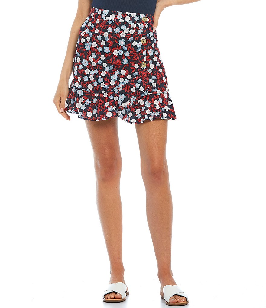 GB Floral Mini Skirt