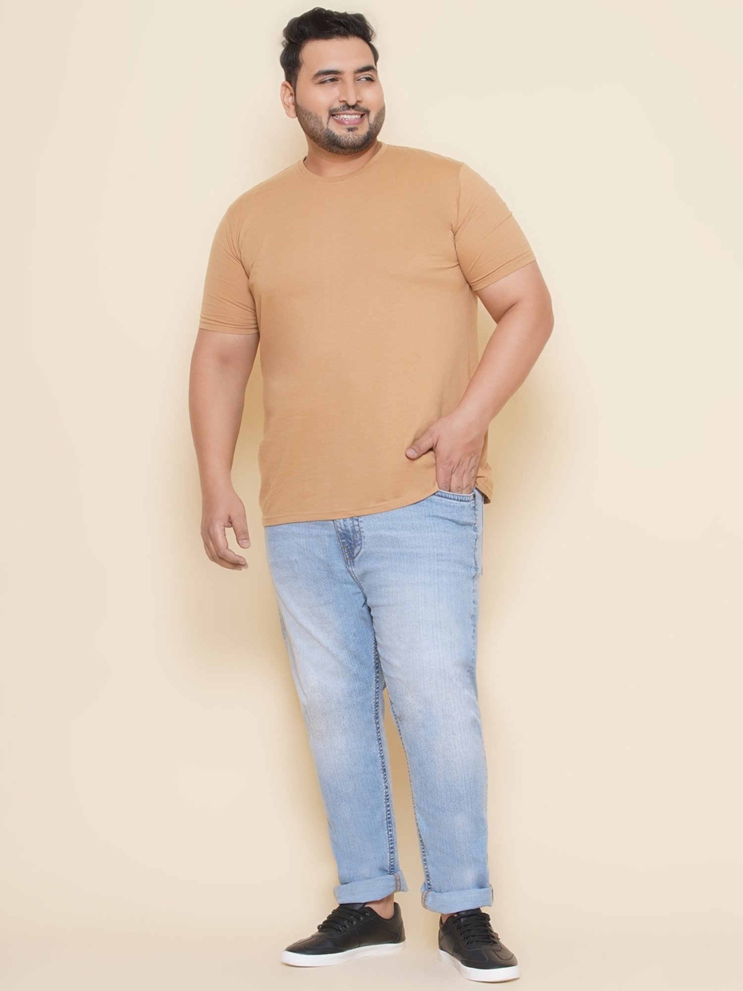 John Pride Blue Regular Fit Jeans