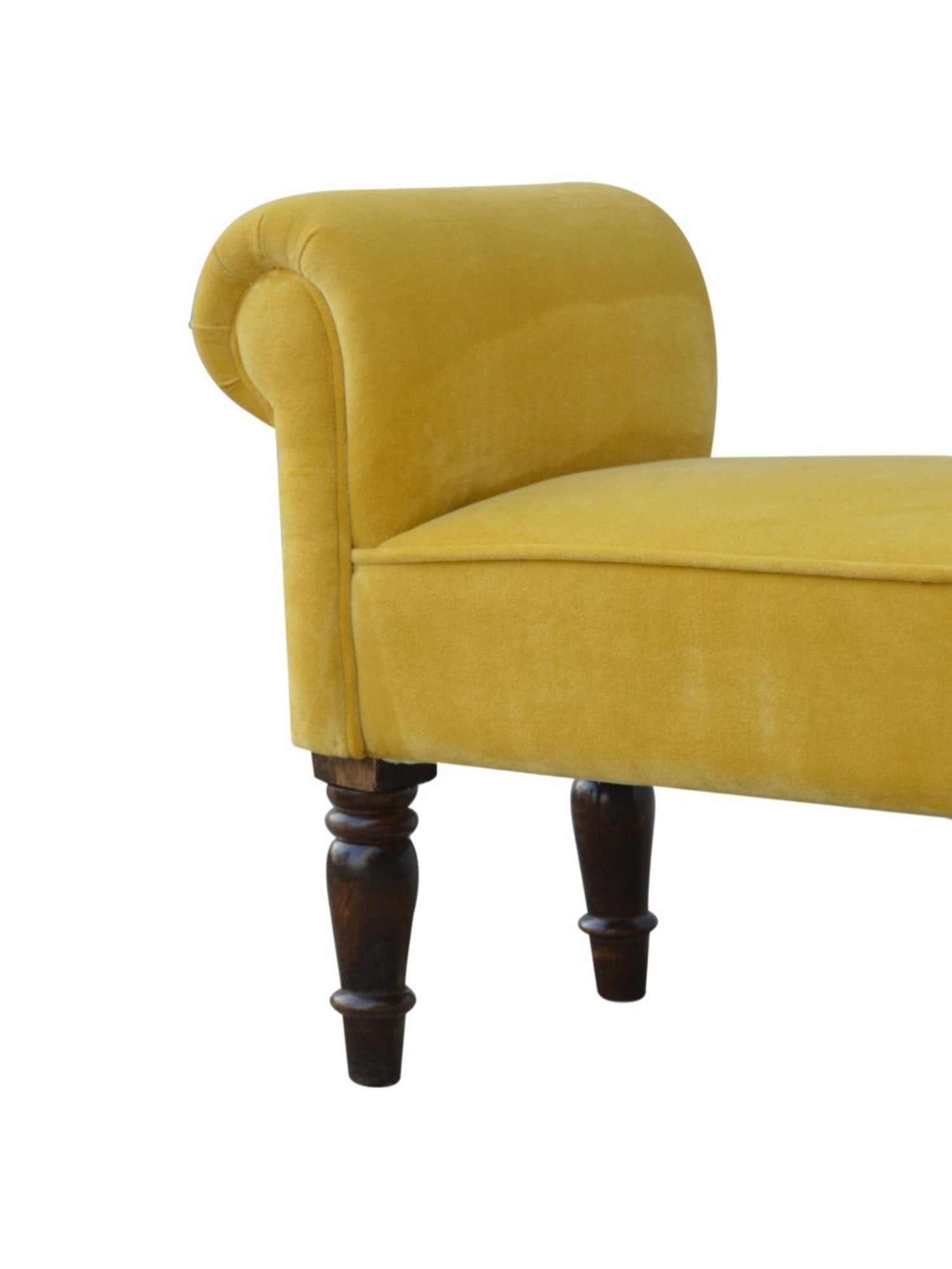 Chumbak Jodhpur Sailor Solid Blue Sheesham Wood Bench