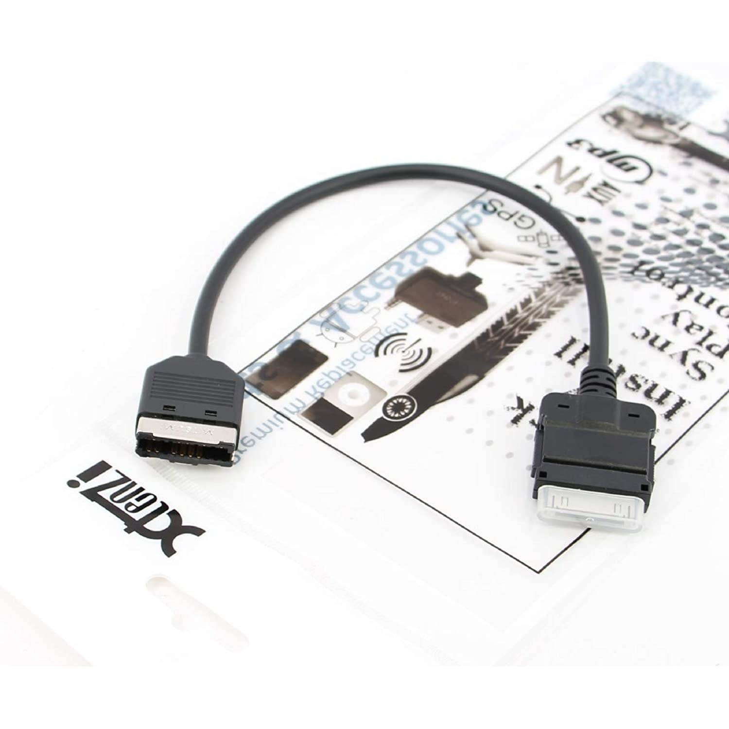 Xtenzi iPhone iPod iPad Cable Compatible with Jaguar XF, XJ and XK, Land Rover Discovery, Range Rover and Range Rover Sport