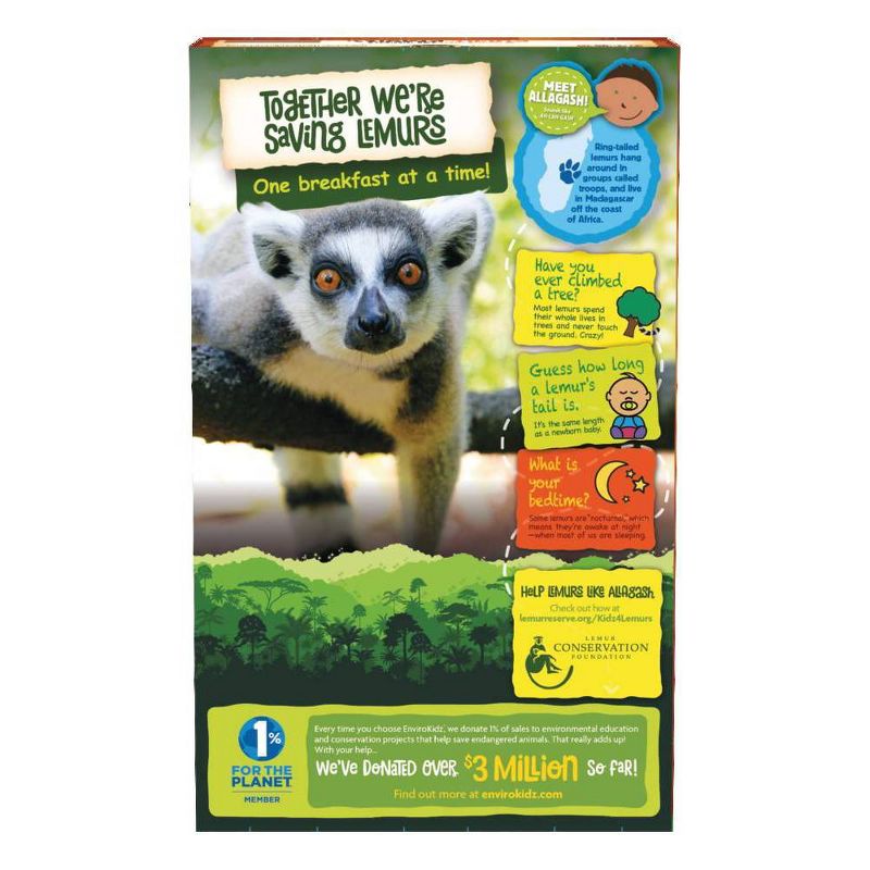 Nature's Path Organic Peanut Butter & Chocolate Leapin' Lemurs Breakfast Cereal - 10oz
