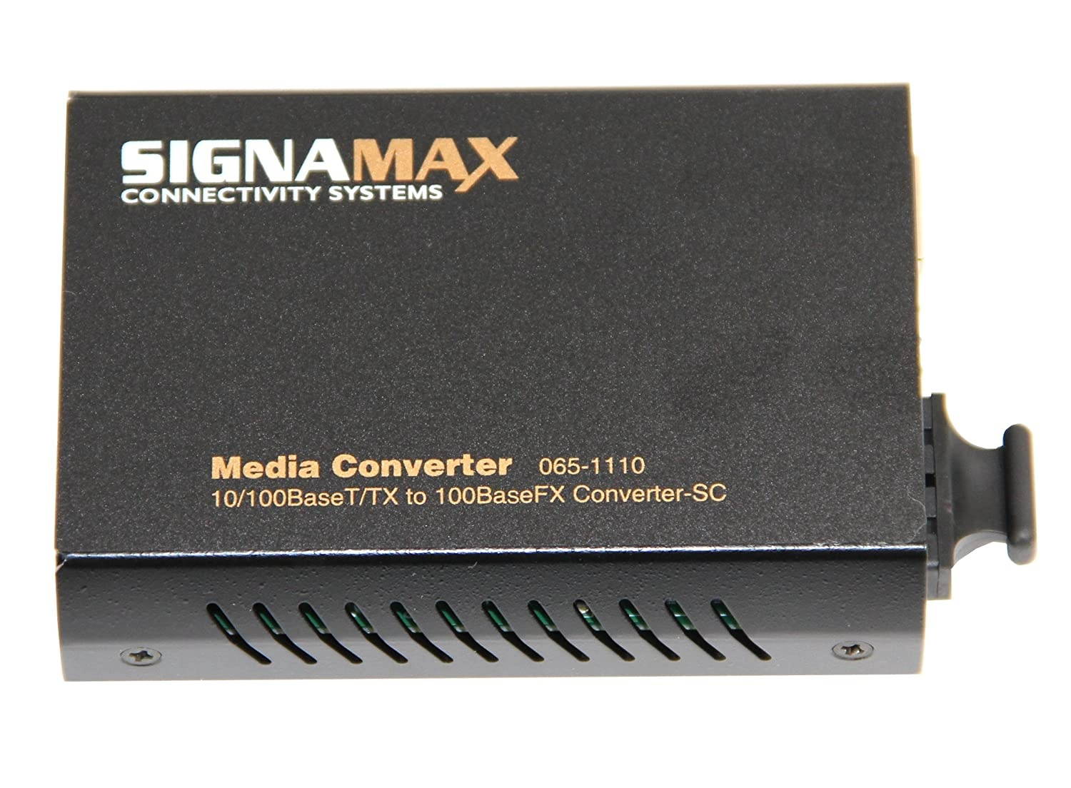 SignaMax 10/100BaseT/TX to 100BaseFX Media Converter, Multimode/SC, 2km