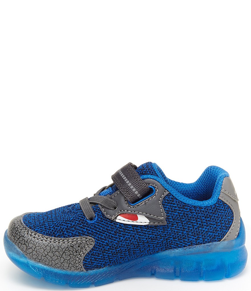Stride Rite Boys' Lighted Shark Made2Play Washable Sneakers (Infant)