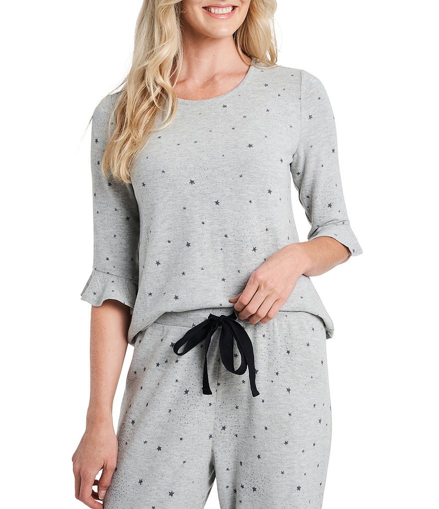 Marc New York Short Sleeve Tie-Dye Jewel Neck Tee