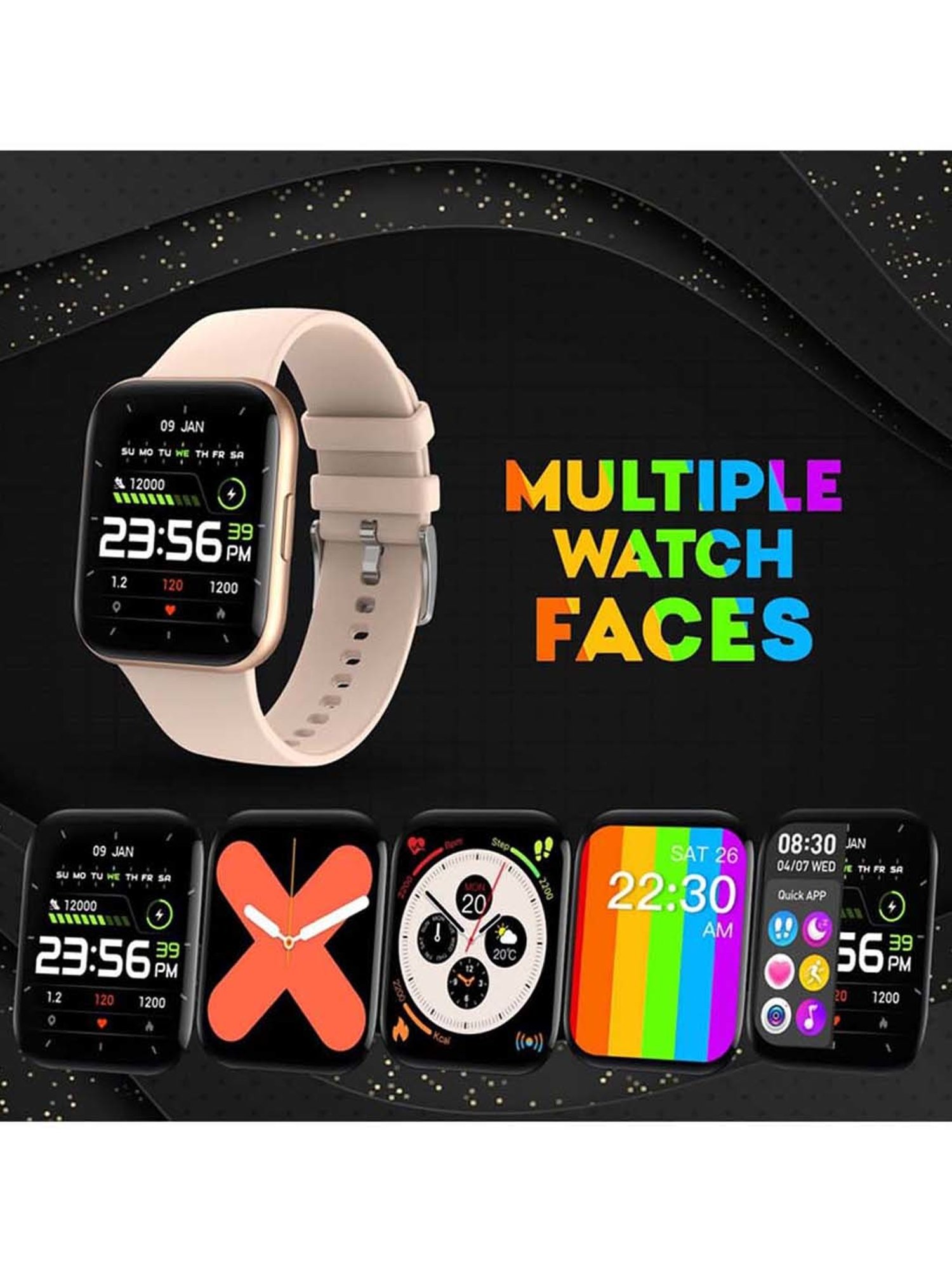 I Kall W1 Smartwatch (Black)