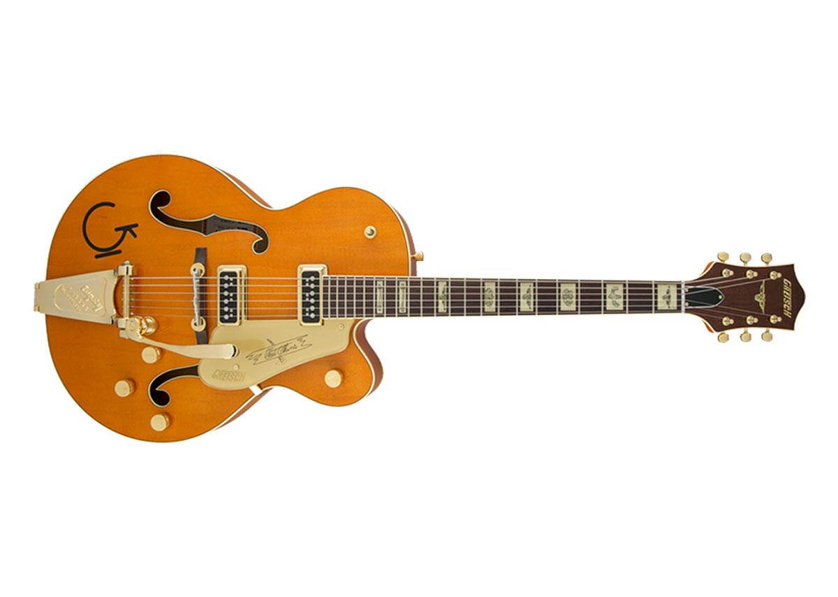 Gretsch G6120T '55 Chet Atkins Guitar, Vintage Orange Stain Lacquer #2401357822