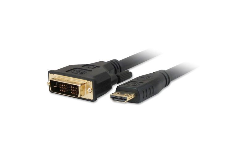 Comprehensive Pro AV/IT Series HDMI to DVI 24 AWG Cable 50ft - 50 ft DVI-D/HDMI Video Cable for Computer, Projector, PC, MAC, Video Device