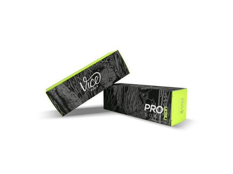 Vice Pro Soft Golf Balls - Neon Yellow