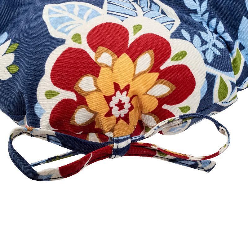 Jordan French Edge Chaise Lounge Cushion - Cabana Stripe Turquoise