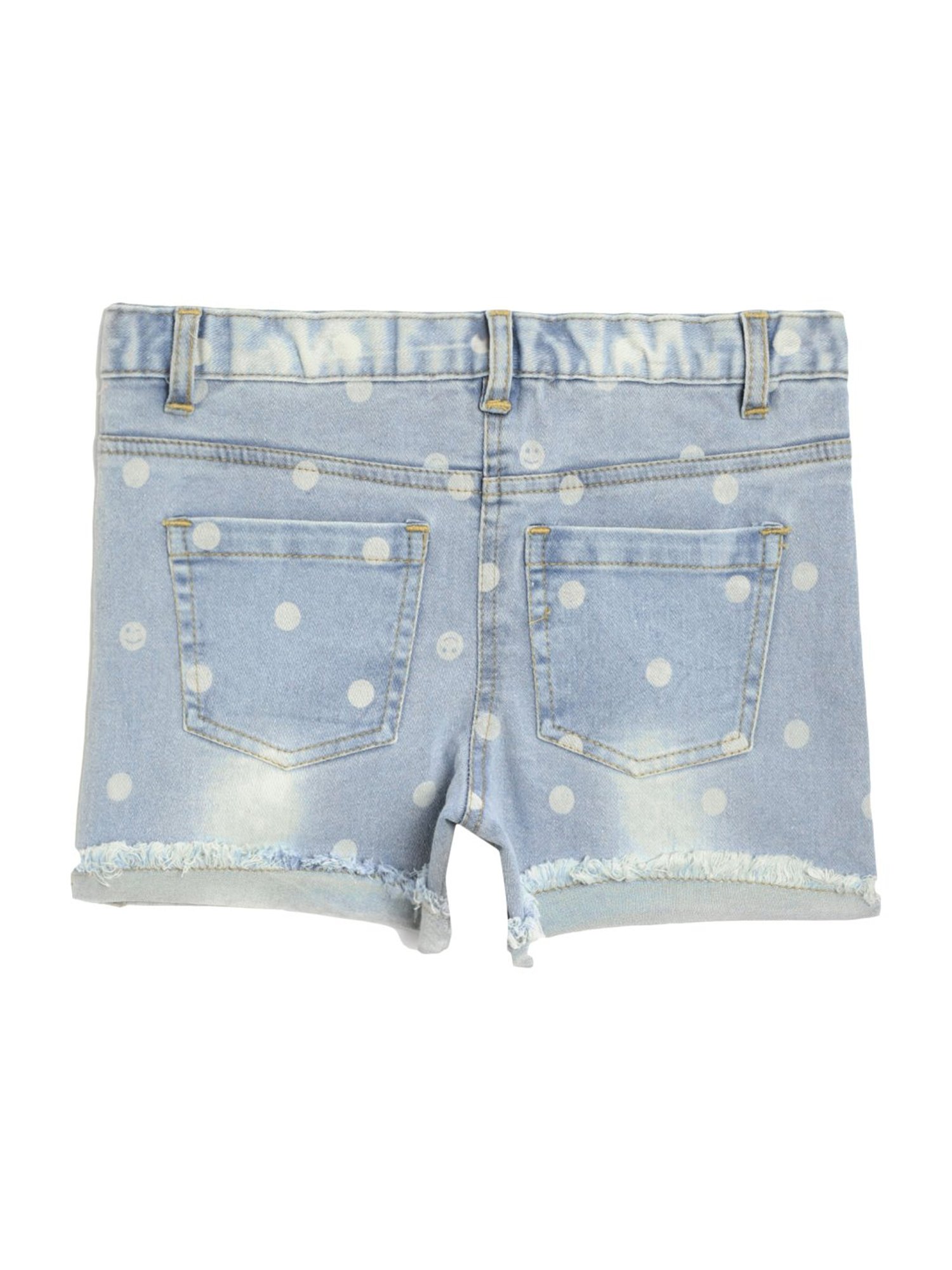 Nauti Nati Kids Blue Cotton Printed Shorts