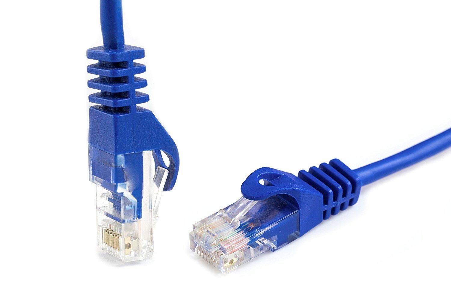 Lot of 60pcs 50FT RJ45 CAT5 ETHERNET LAN NETWORK PATCH CABLE For PC Xbox Blue US