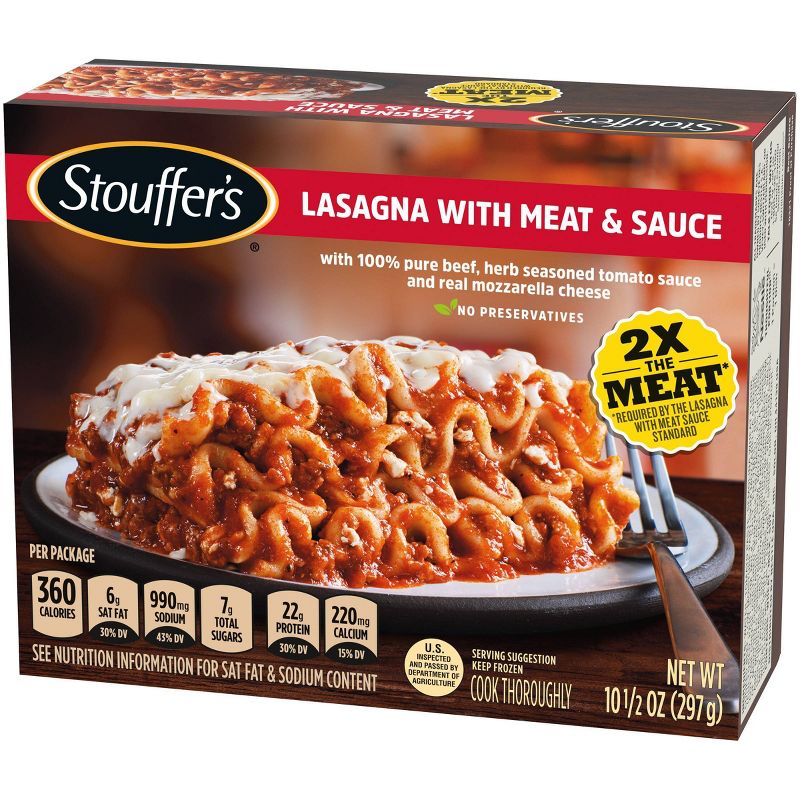 Stouffer's Frozen Lasagna with Meat & Sauce Classics - 10.5oz
