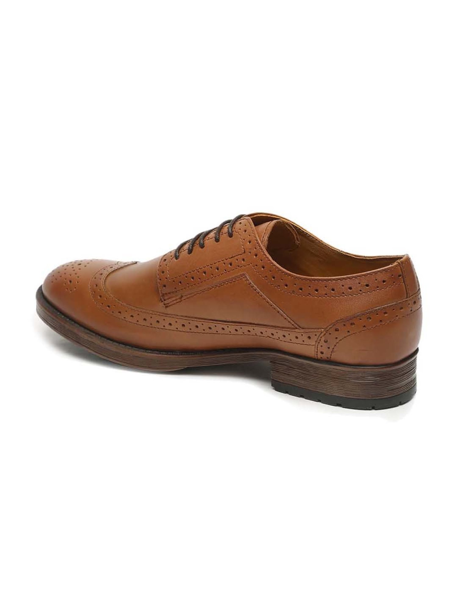 Teakwood Leathers Men's Tan Derby Shoes