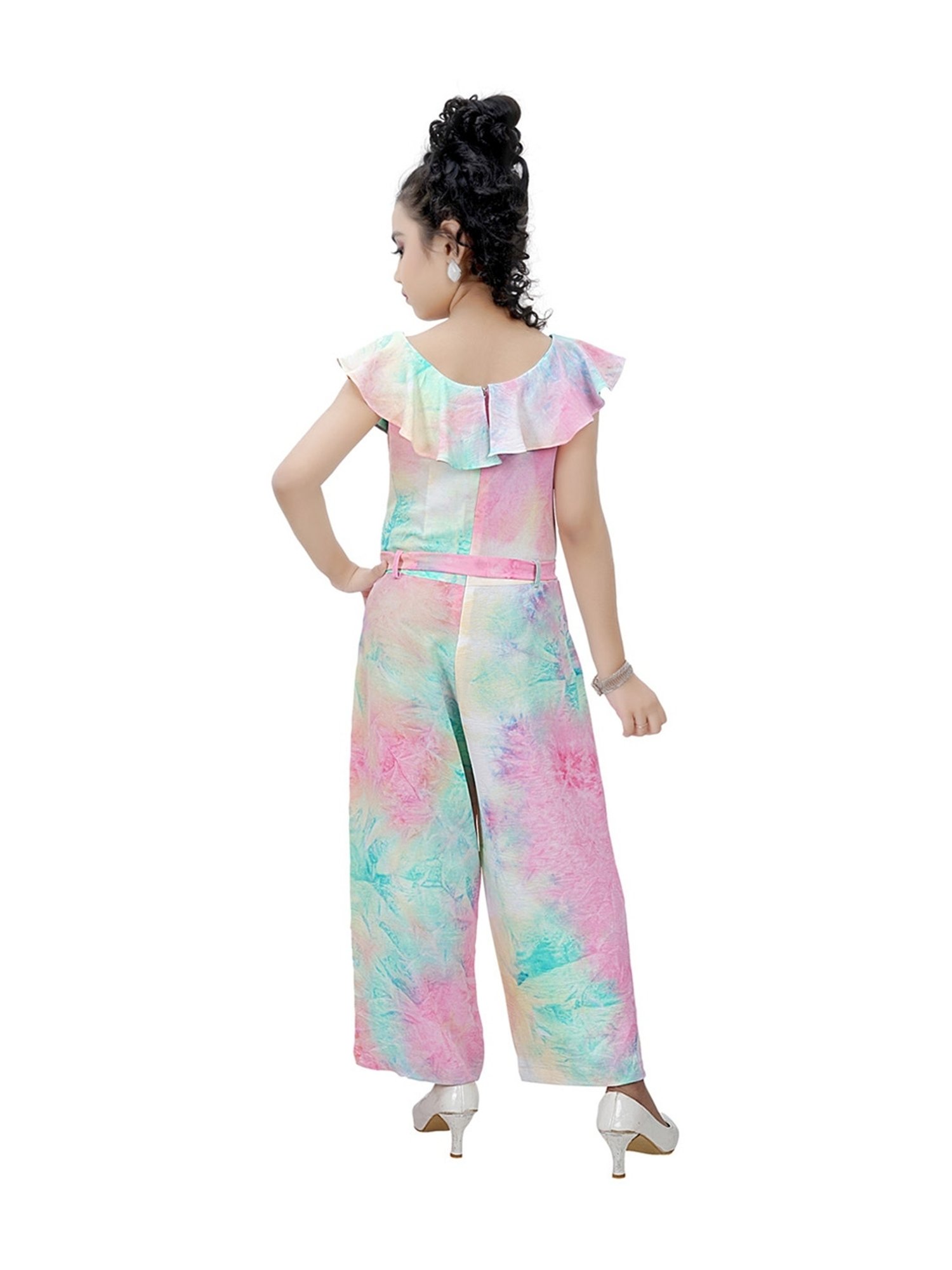 Tiny Girl Pink & Blue Over Dyed Jumper Dress