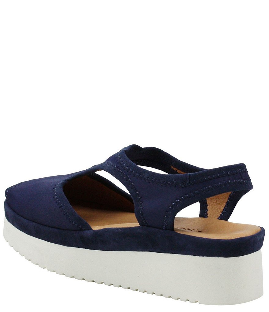 L'Amour Des Pieds Amichai Stretch Flatform Sandals