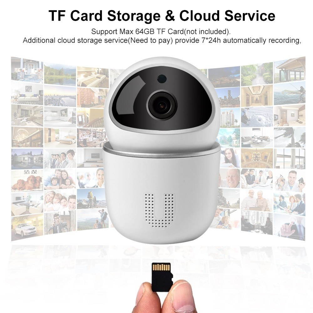Home Security WIFI Camera 1080P Wireless IP Camera Baby Monitor with Motion Detection P/T/Z Security Camera,