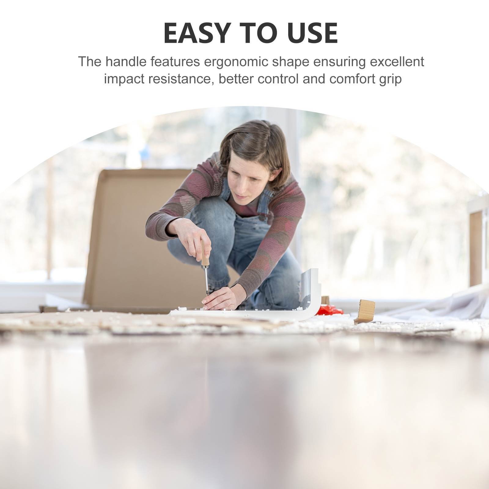 3 Pcs Practical Durable Cutting File Handles Screwdriver Handles for Women Men Adults