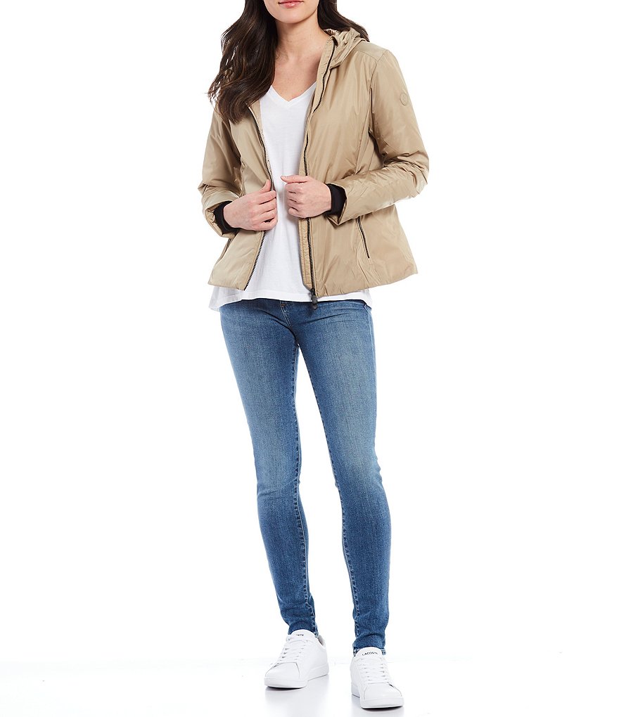 Save The Duck Emily Packable Hooded Rain Jacket