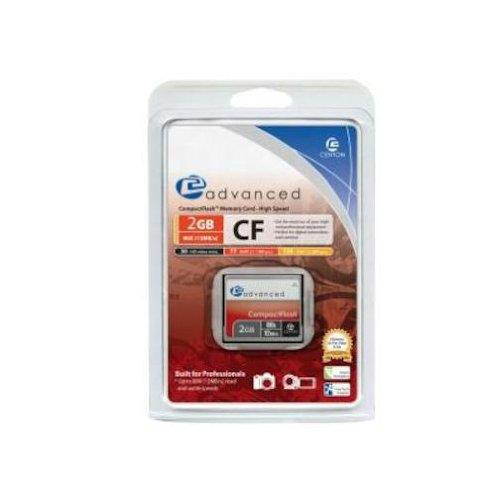 Centon 80X CF Type 1-2 GB Flash Card 2GBACF80X (Silver)