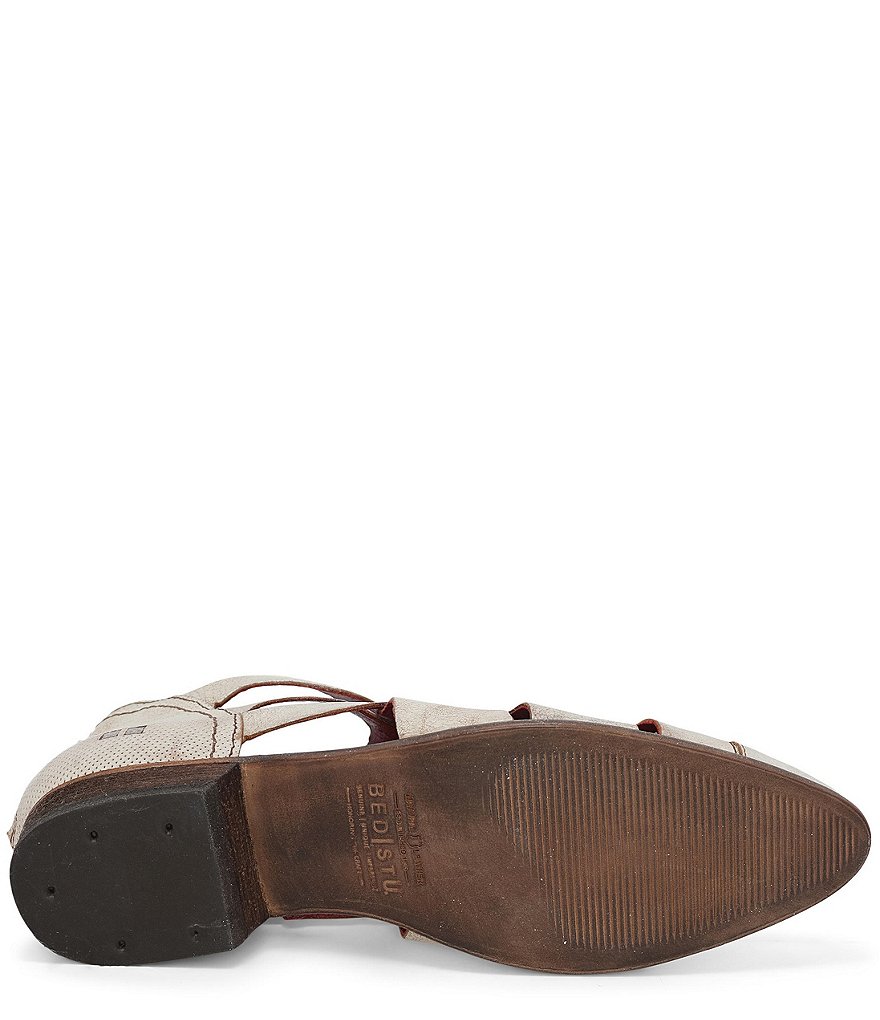 Bed Stu Brittany Leather Woven Band Shooties