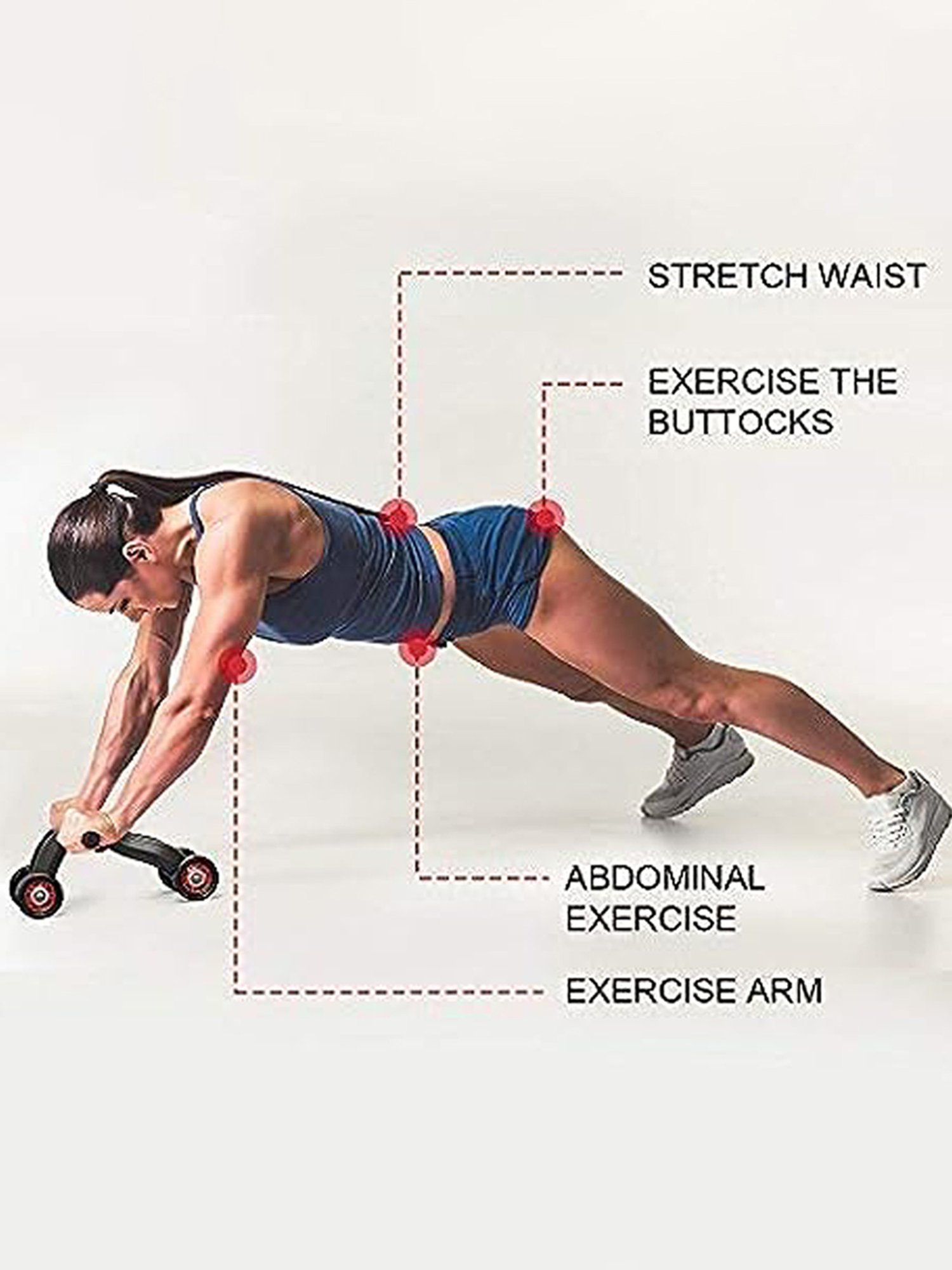 HealthSense YM 602 Yoga Mat (Black & Grey)