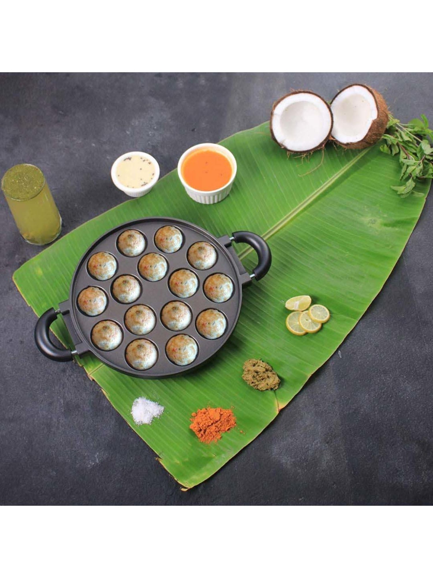 Wonderchef Non Stick 23 cm Paniyaram Pan