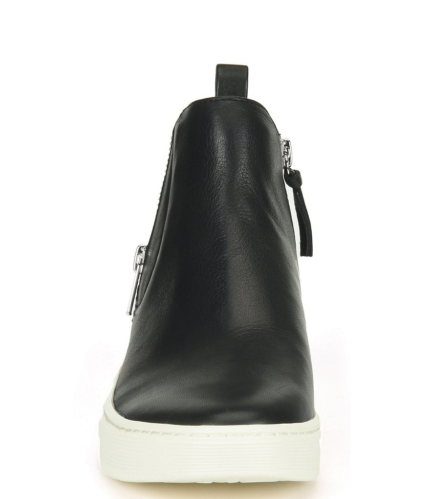 Sofft Britton Zip Waterproof Leather High-Top Sneakers