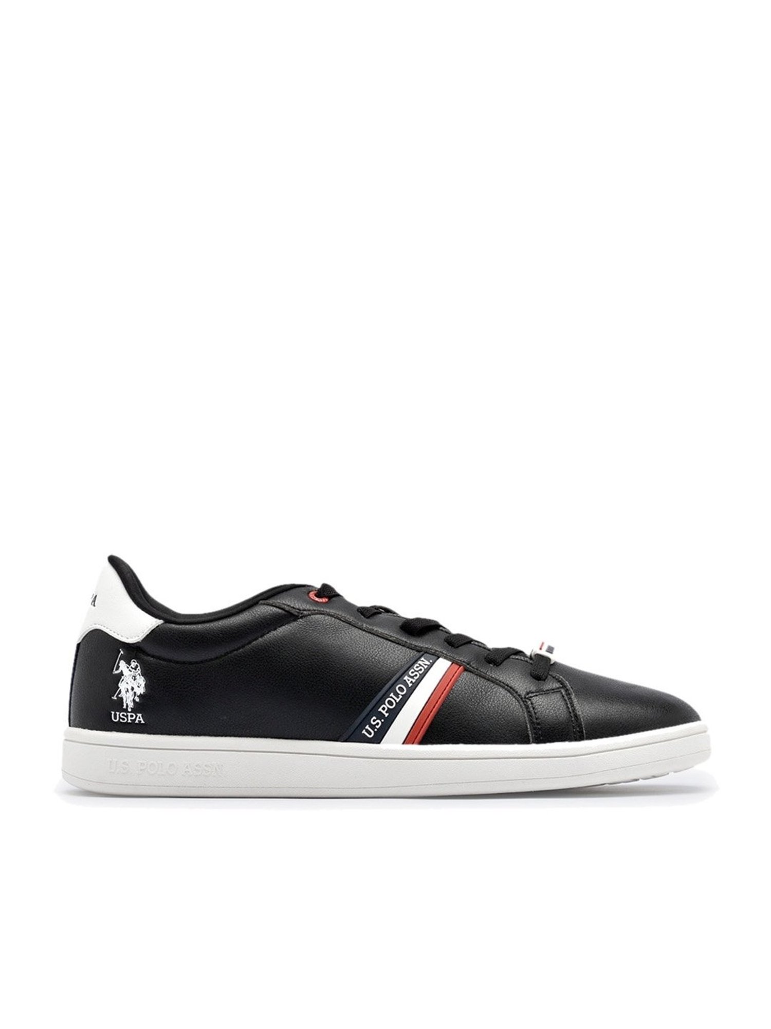 U.S. Polo Assn. Men's ALCOR Black Casual Sneakers
