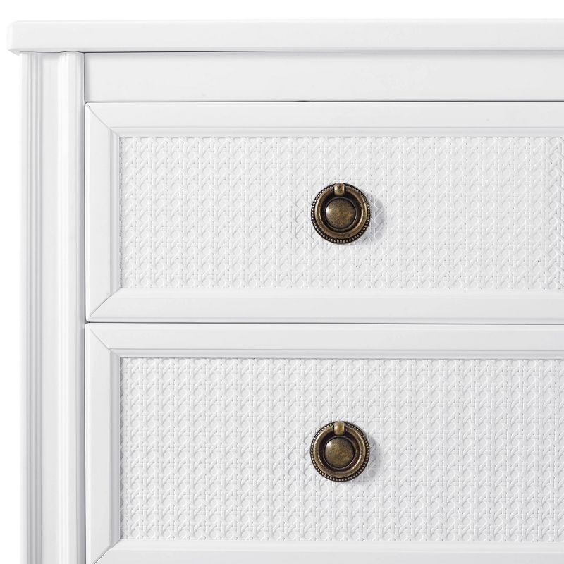 Delta Children Madeline 4 Drawer Dresser with Changing Top - Bianca White