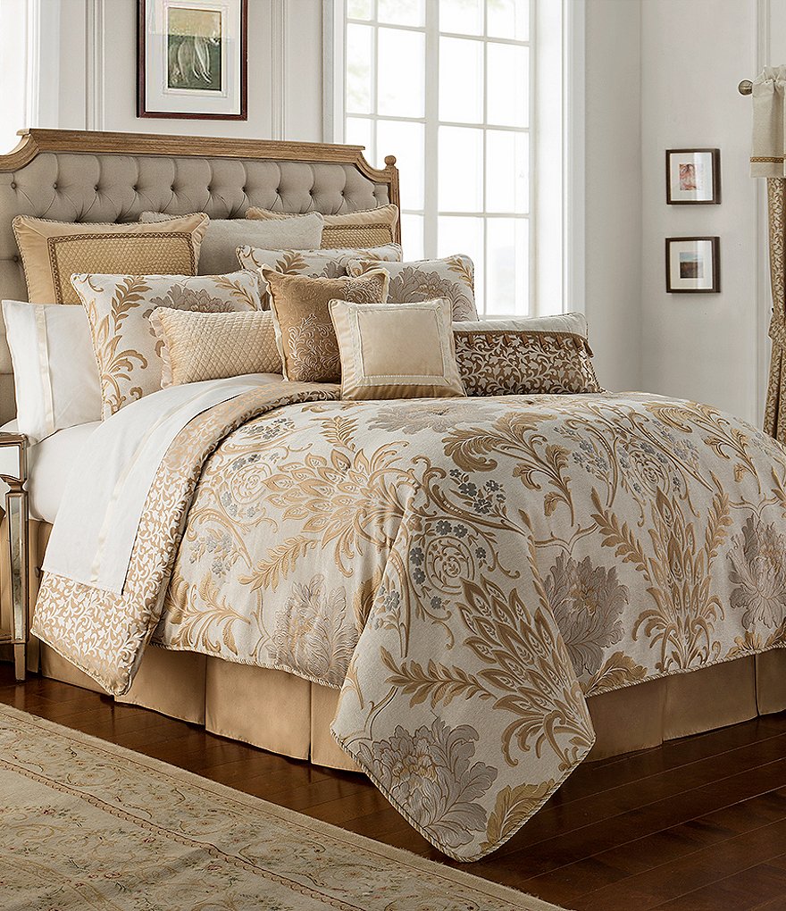 Waterford Ansonia Floral Jacquard Comforter Set