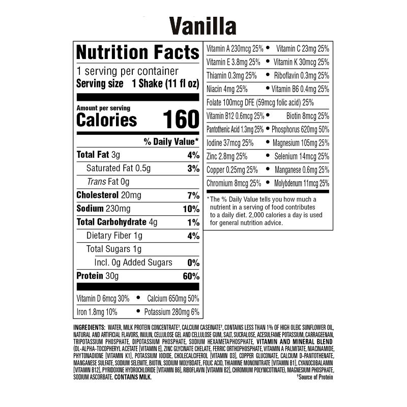 Premier Protein Shake - Vanilla - 4ct