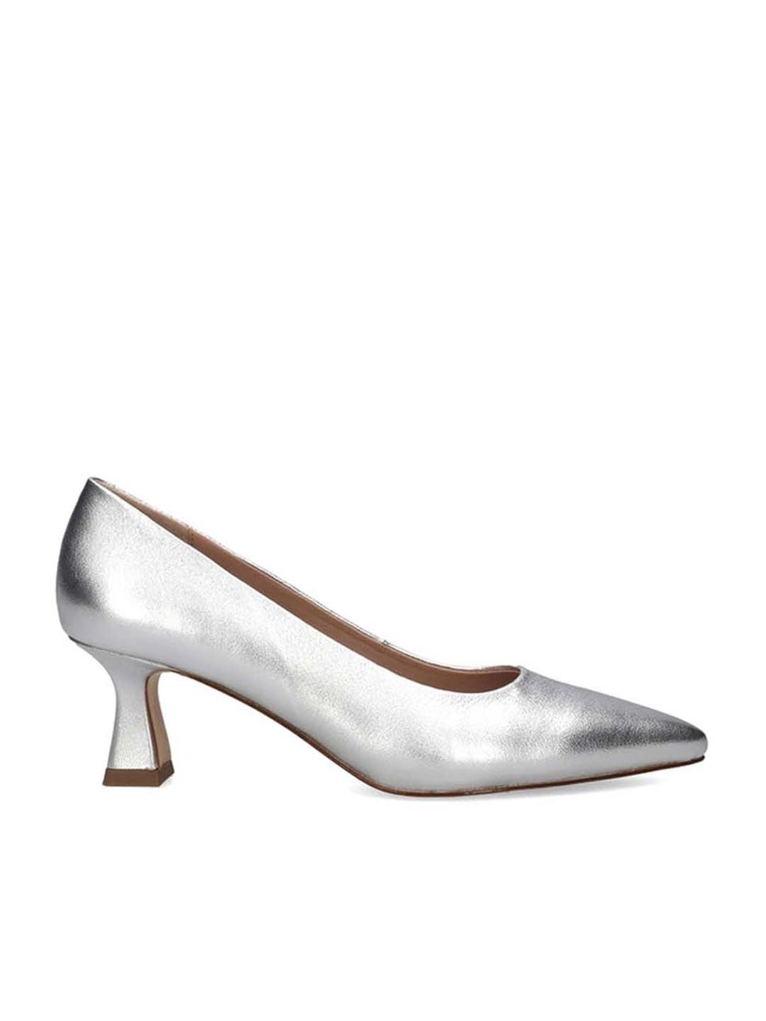 BAGATT Women's Varese Silver Casual Pumps