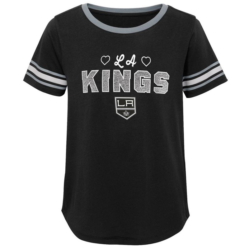 NHL Los Angeles Kings Girls' Netminder Fashion T-Shirt - M
