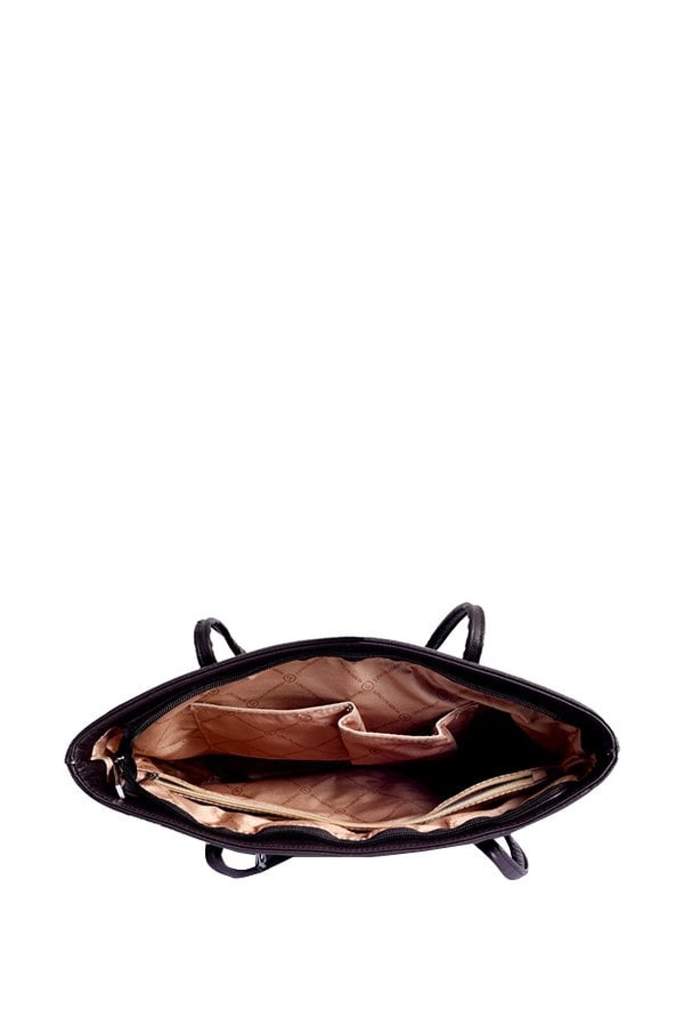 Lino Perros Dark Brown Solid Shoulder Bag