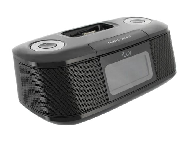 iLuv Vibro Desktop Alarm Clock with Bed Shaker for iPod                                                        iMM153BLK