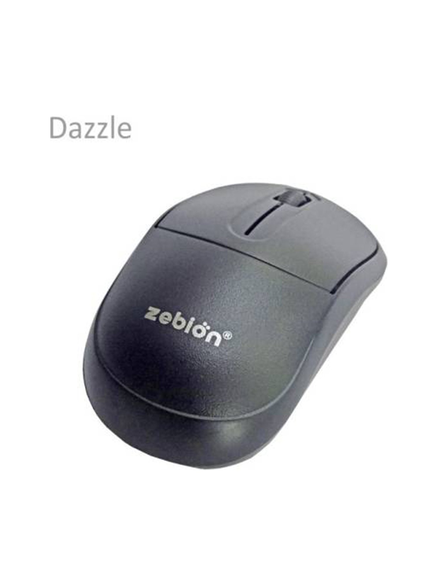 Zebion Dazzle Wired Optical Mouse Usb 2.0 - Black