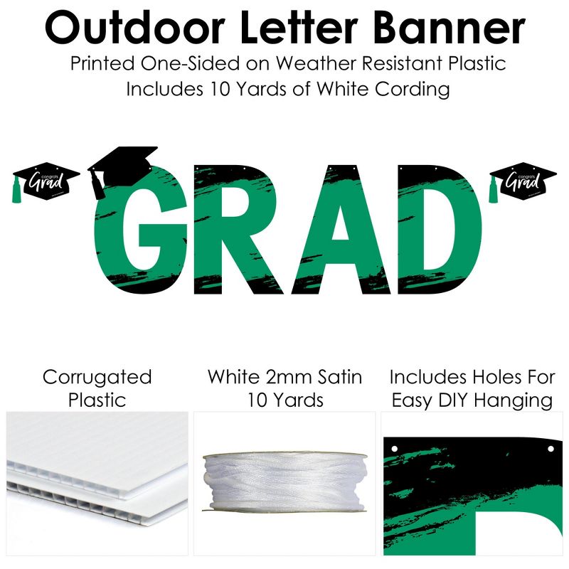 Big Dot of Happiness Senior Strong - Hanging Porch Class of 2021 Graduation Party Outdoor Decorations - Front Door Decor - 1 Piece Sign