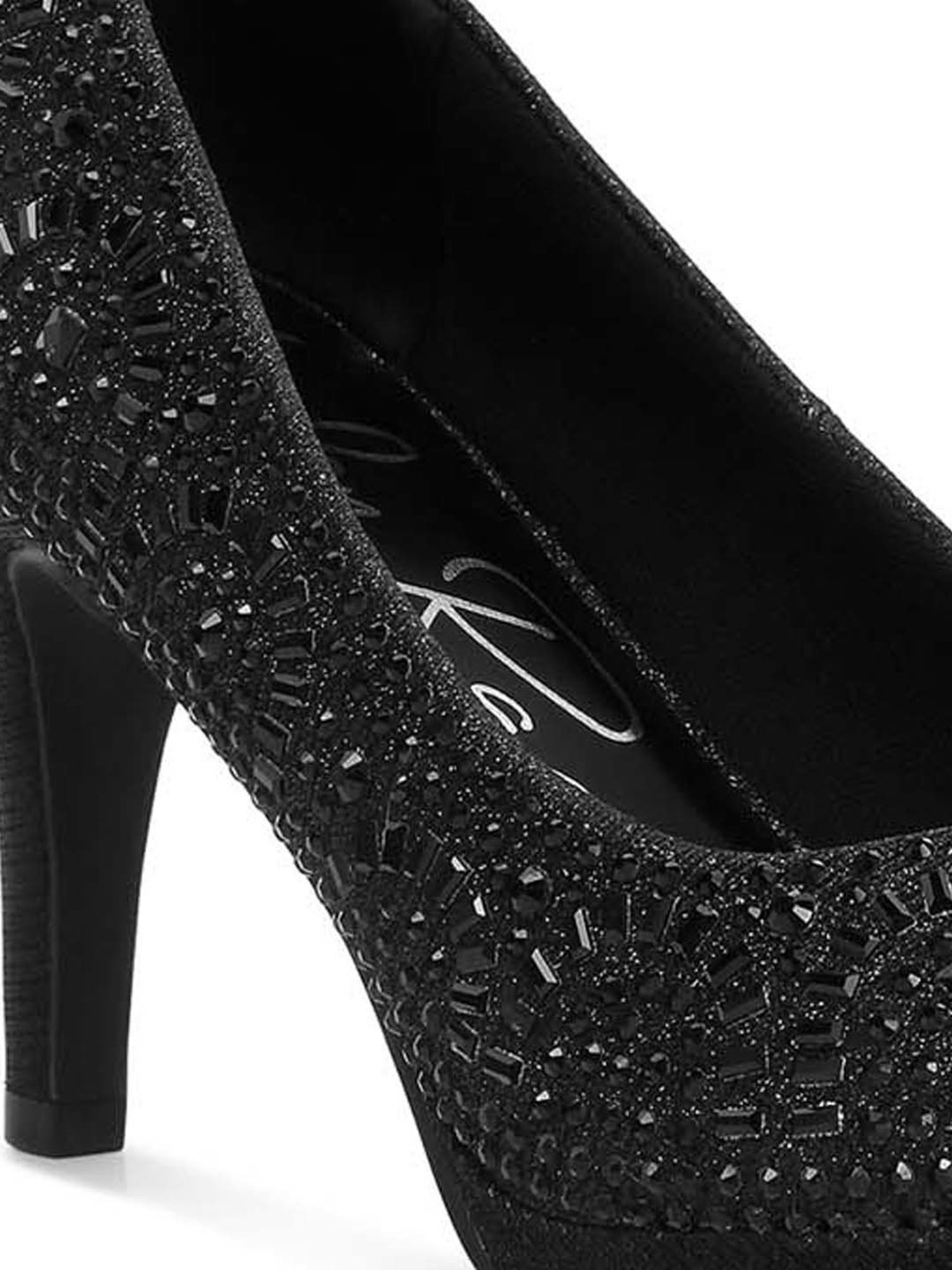 London Rag Women's Black Stiletto Pumps
