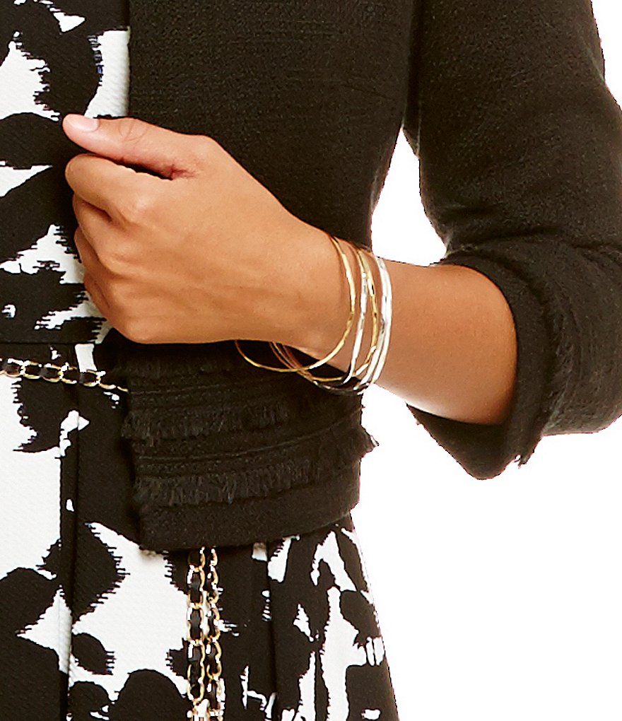 Robert Lee Morris Soho 5-Piece Two-Tone Bangle Bracelet Set