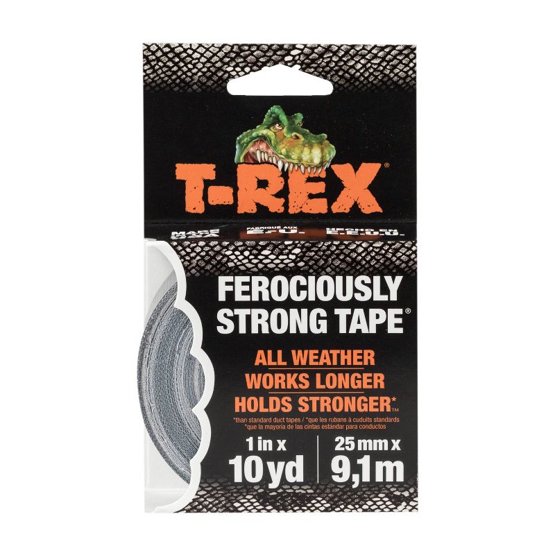 T-Rex 1'x10 yd Mighty Roll Tape Gunmetal Gray