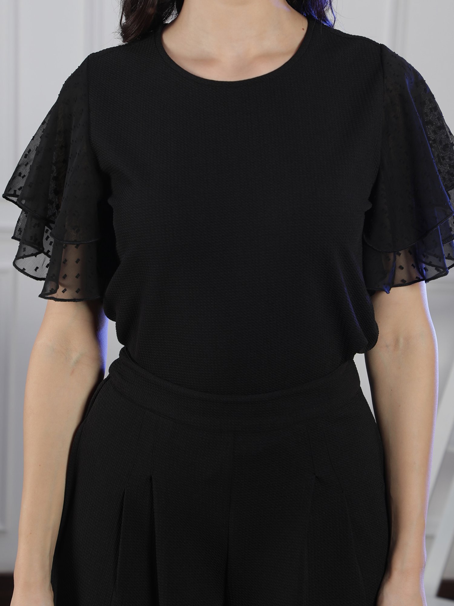 NEUDIS Black Maxi Co-Ord Set