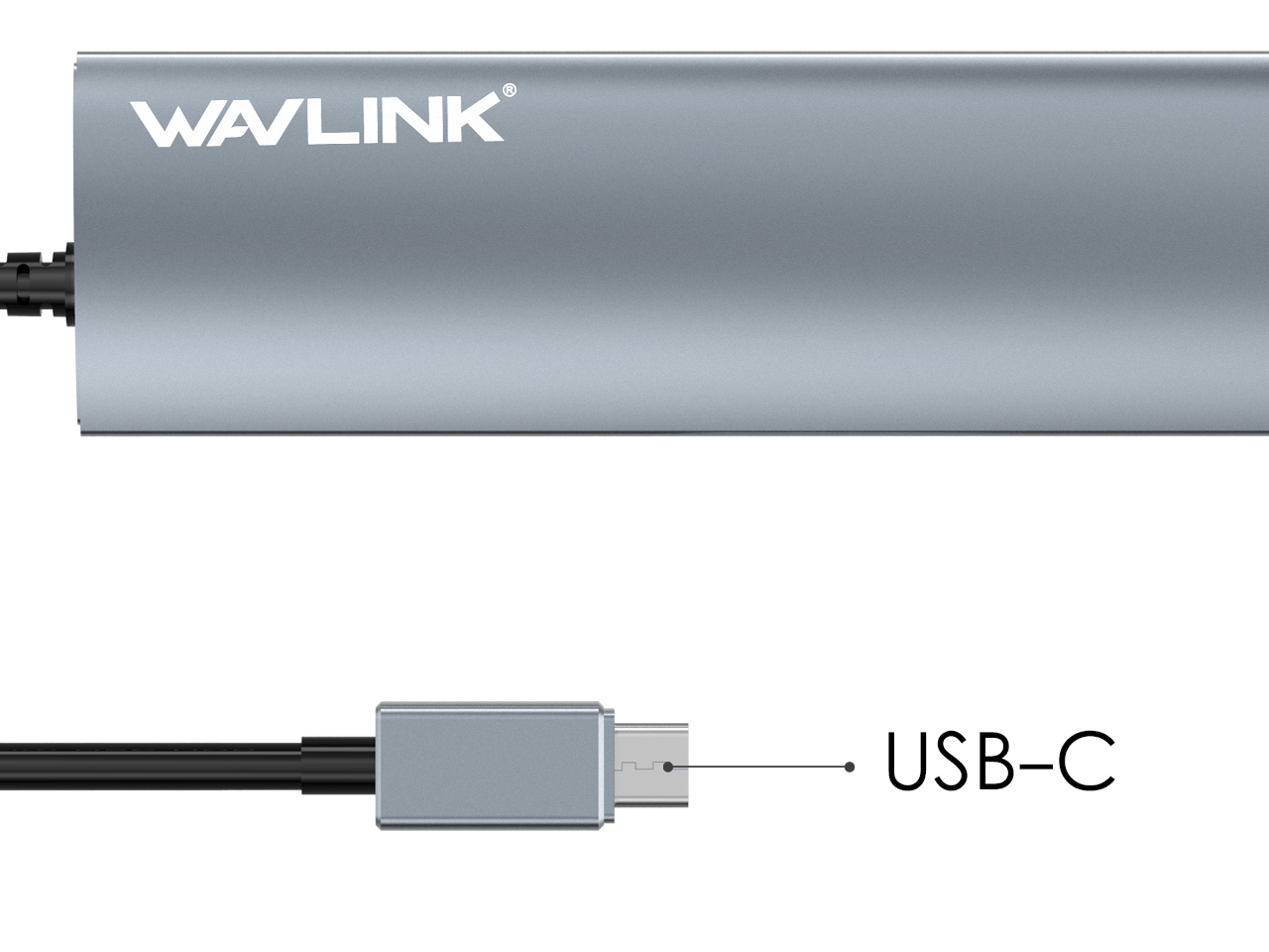Wavlink USB C Hub, Type C Adapter Mini Docking Station with 4K HDMI Port, 2 USB 3.0, TF/SD Card Reader, USB-C PD3.0 100W  and Thunderbolt 3, LED indicator For MacBook Pro for MacBook Pro/Air