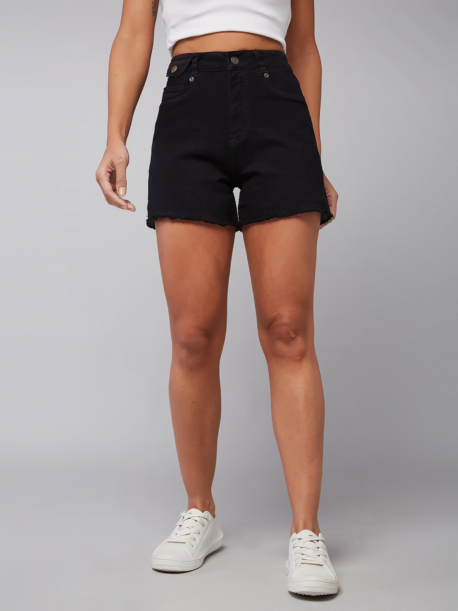 DOLCE CRUDO Black Shorts
