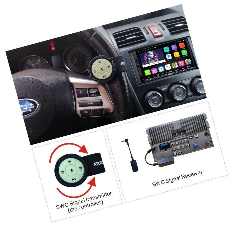 [Upgraded Version] Watchband Style Wireless Steering Wheel Control with Backl...