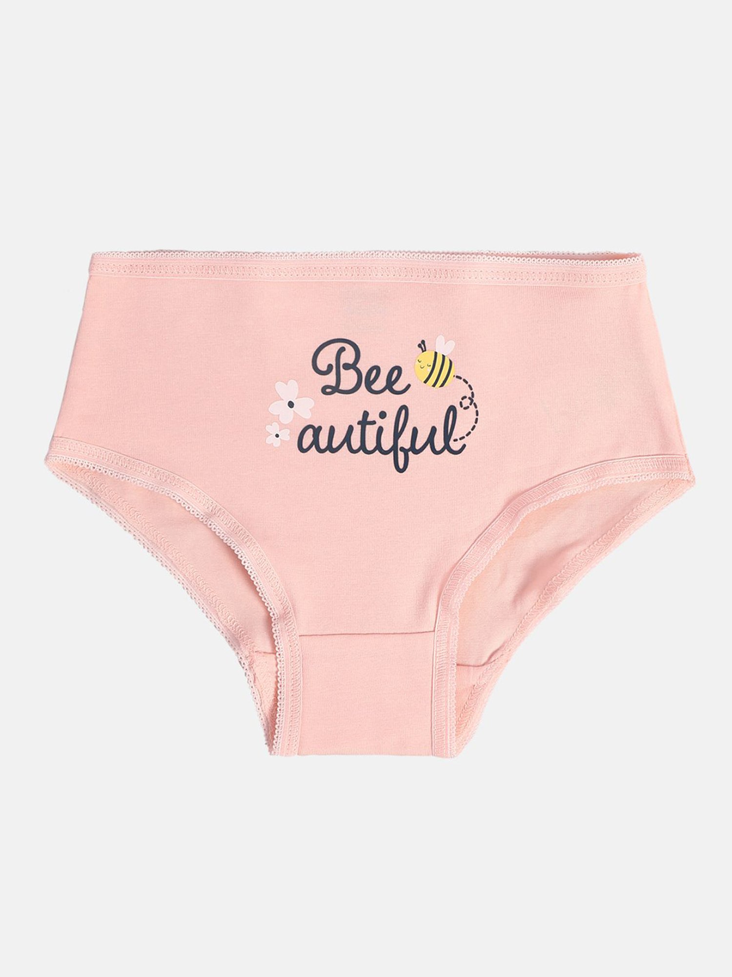 Y&F Kids by Westside Beige Printed Cotton Briefs - Pack of 5