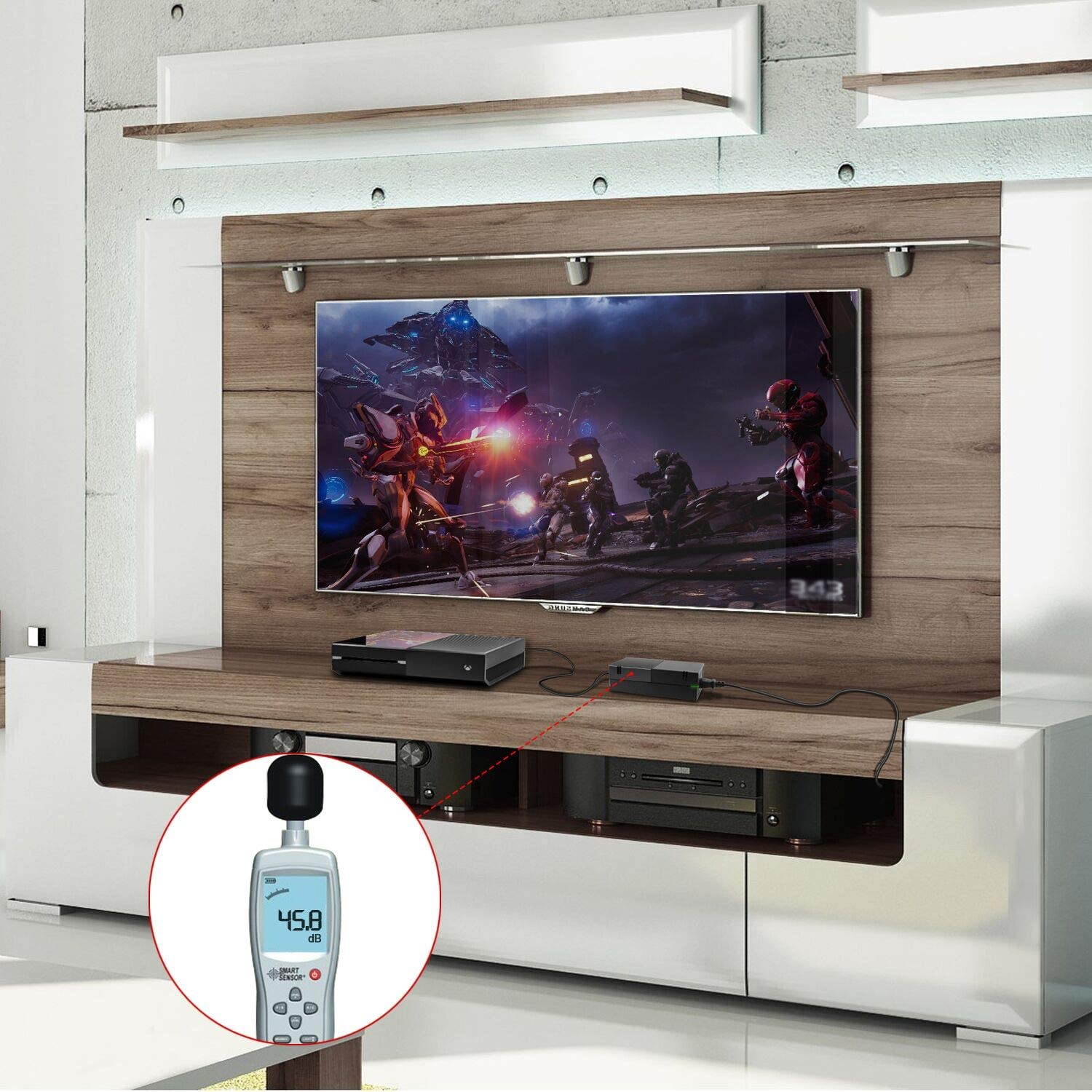 Power Supply Brick Power Adapter for Xbox One, Xbox AC Adapter Replacement Charger Power Cord Cable for Microsoft Xbox One,100-240V Voltage