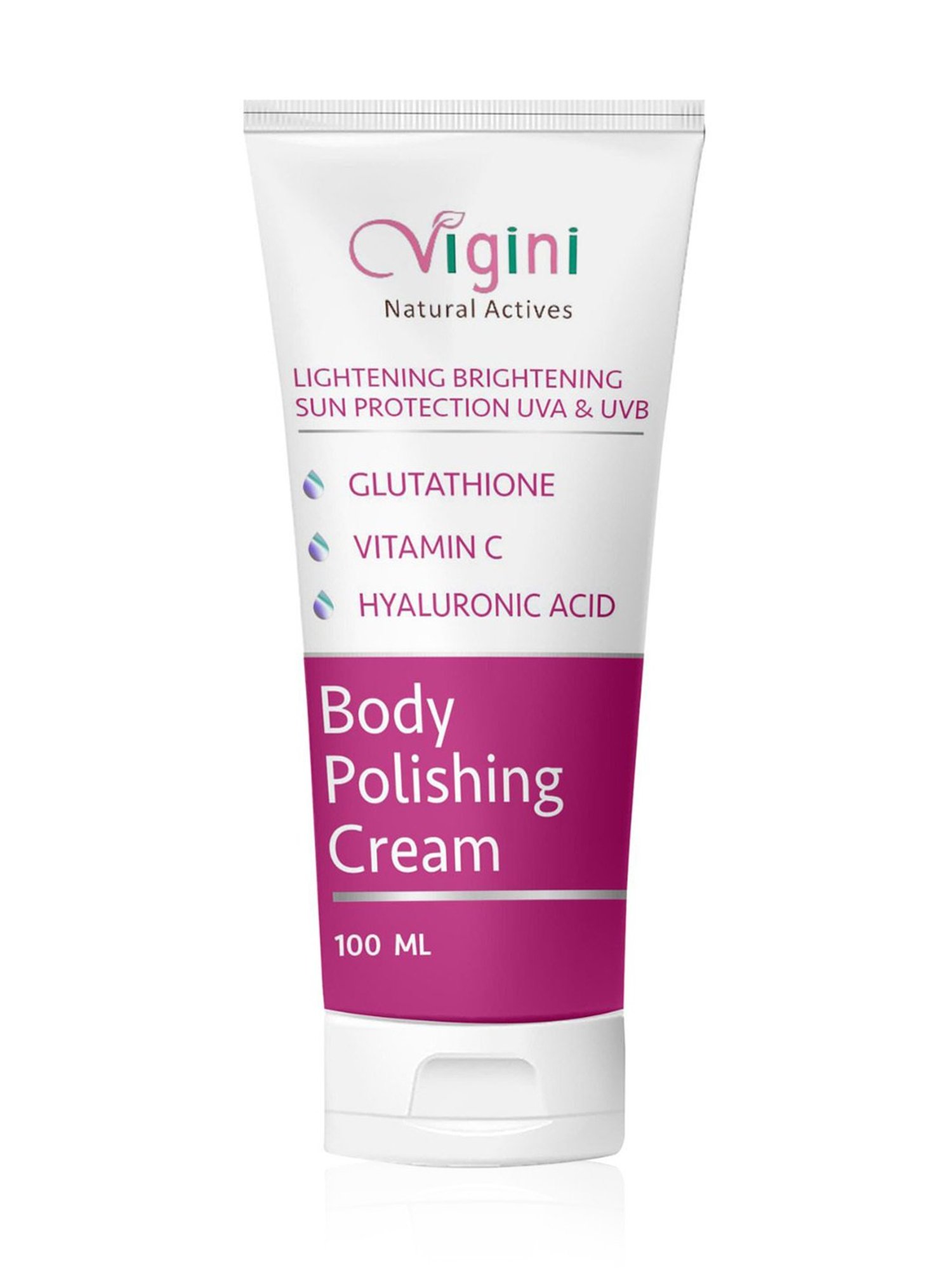 Vigini Skin Lightening Brightening Fairness Body Polishing Cream - 100 gm